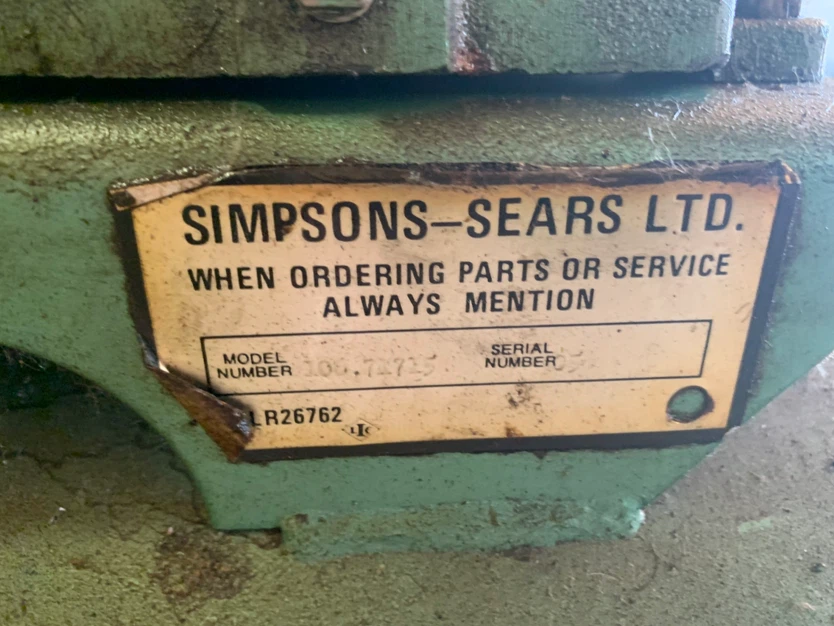 Simpsons-Sears Ltd. Air Compressor - photo 3