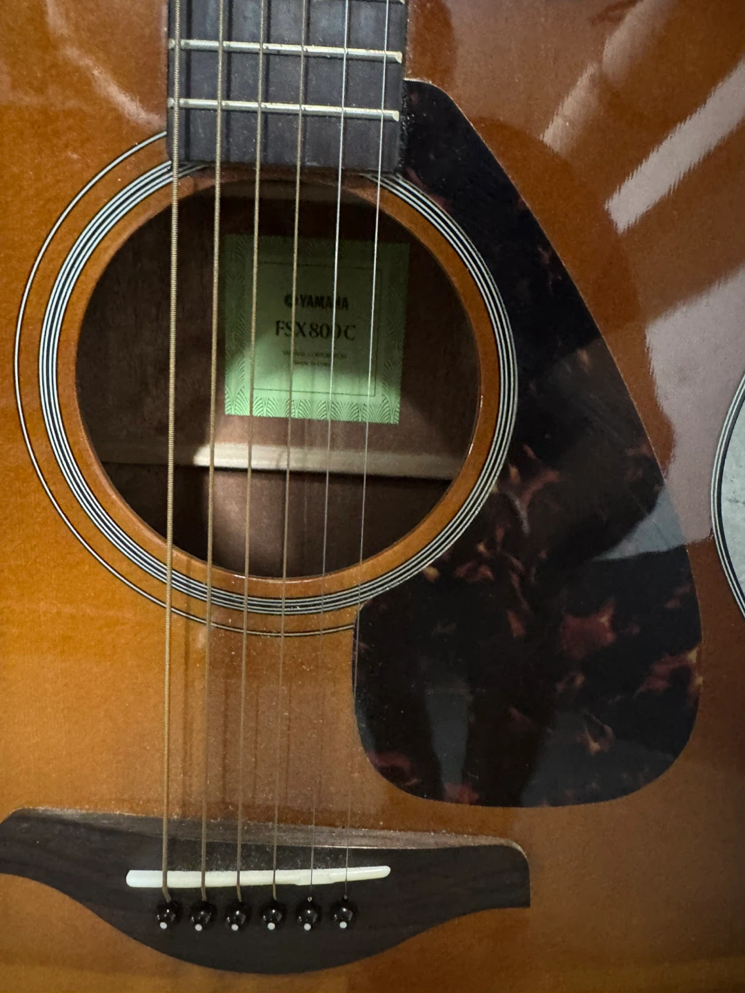 Yamaha FSX800C Acoustic-Electric Guitar - photo 2