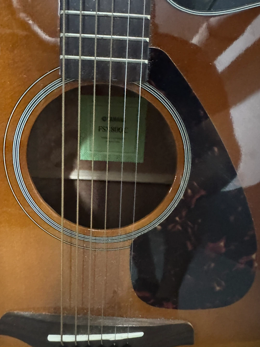 Yamaha FSX800C Acoustic-Electric Guitar - photo 3