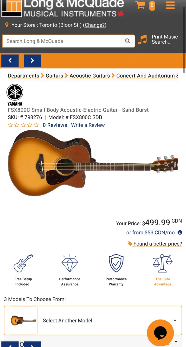 Yamaha FSX800C Acoustic-Electric Guitar - photo 5