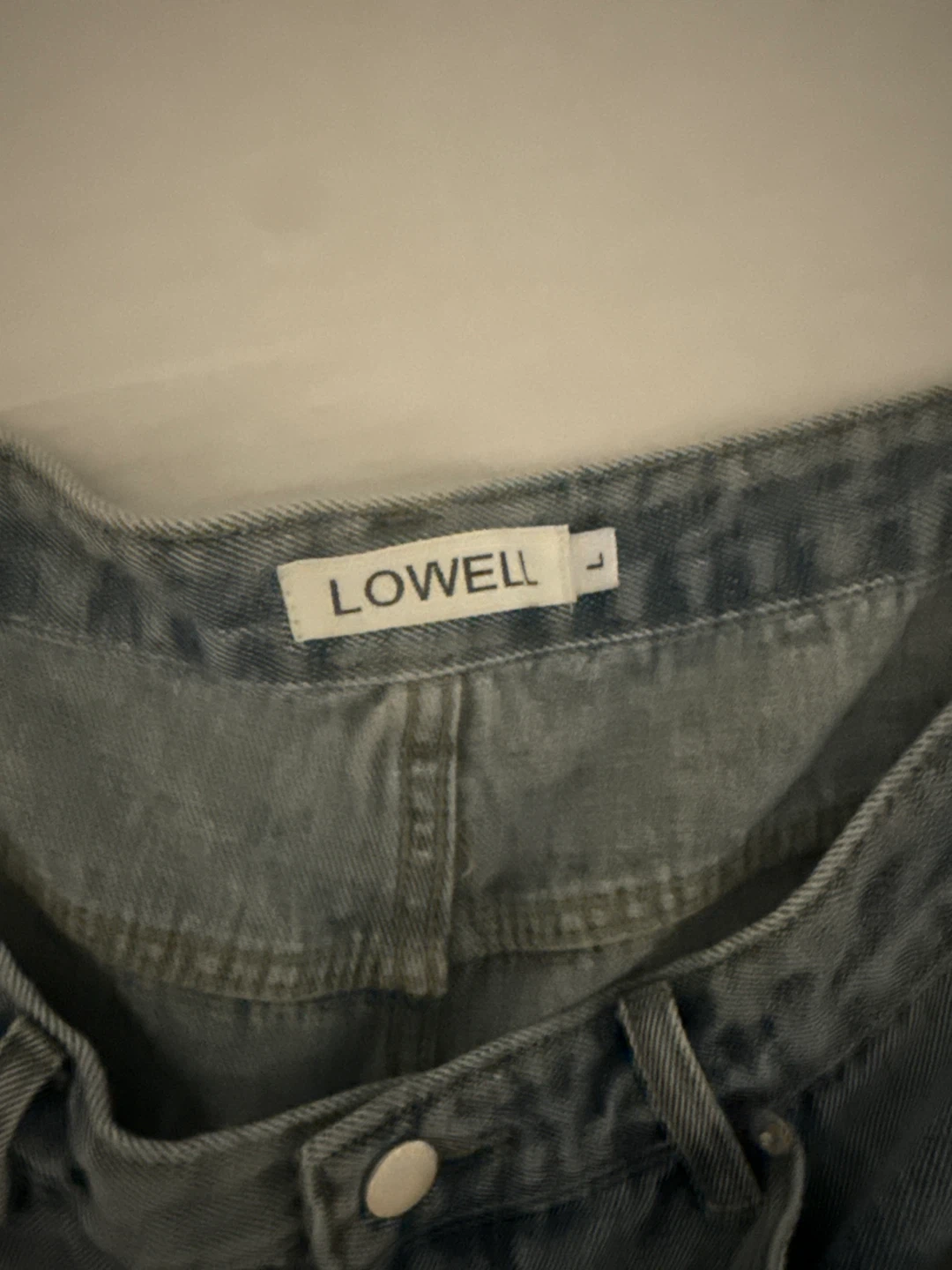 LOWELL Wide Leg Denim Jorts Size L - photo 2