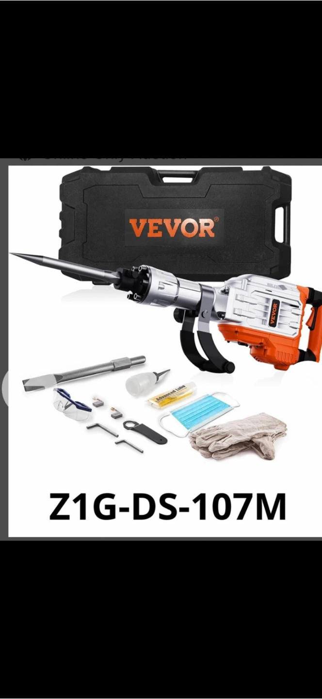 Vevor Z1G-DS-107M Demolition Hammer - photo 5