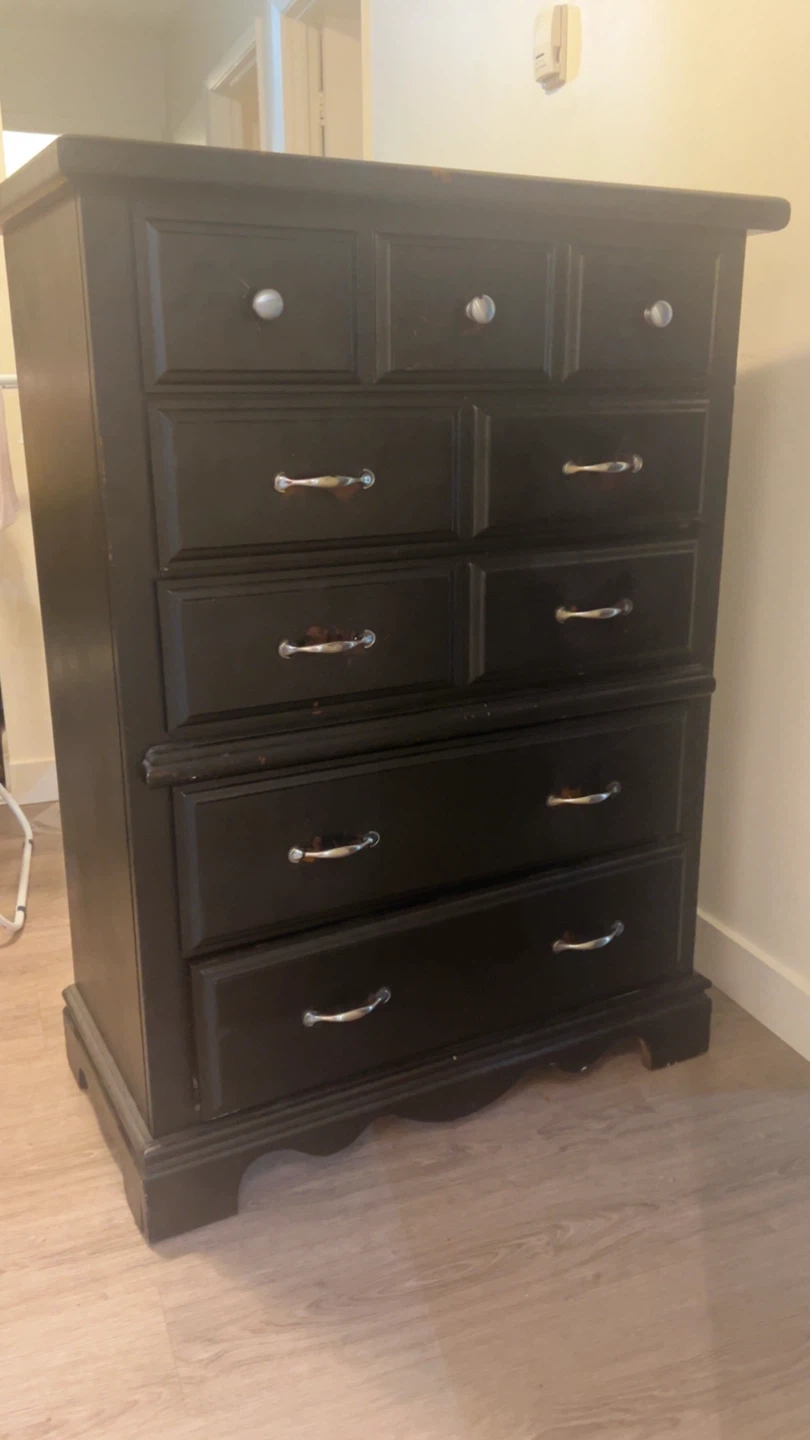 Black 7-Drawer Dresser - photo 3