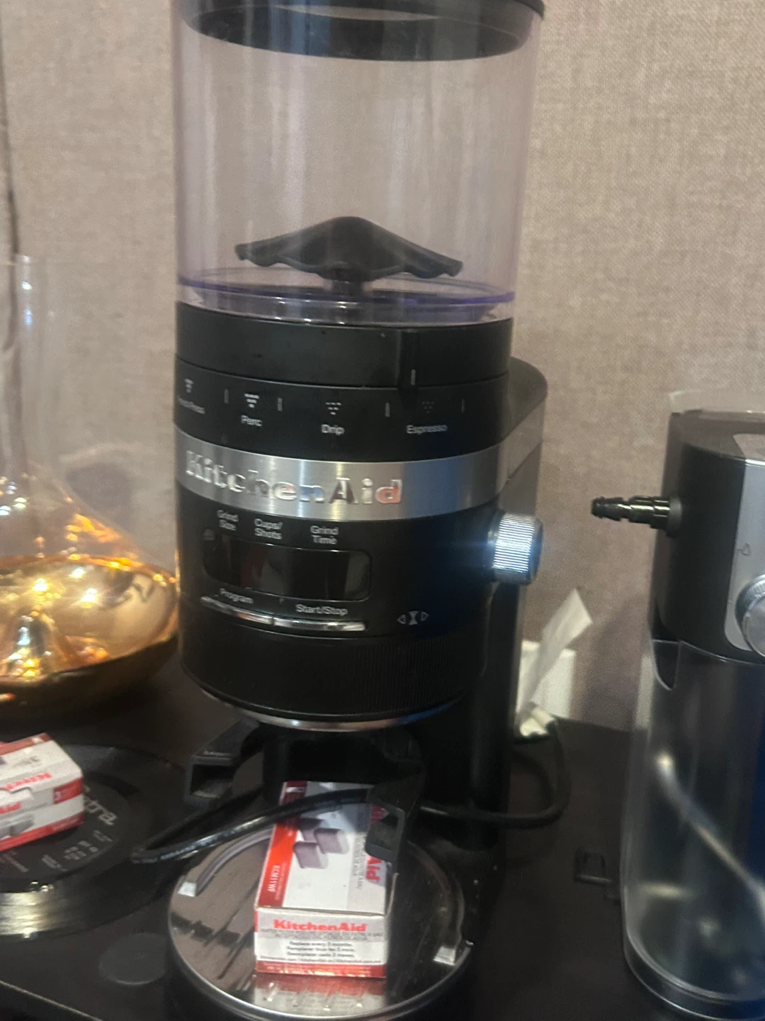 KitchenAid Burr Coffee Grinder and Espresso Machine