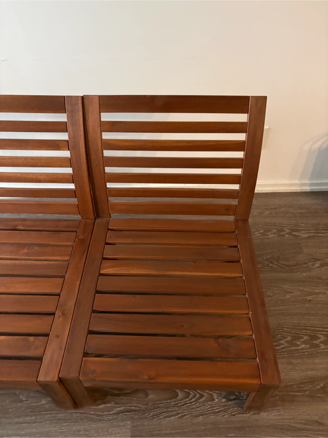 4 x Wooden Patio Chair Lounge Set - photo 4