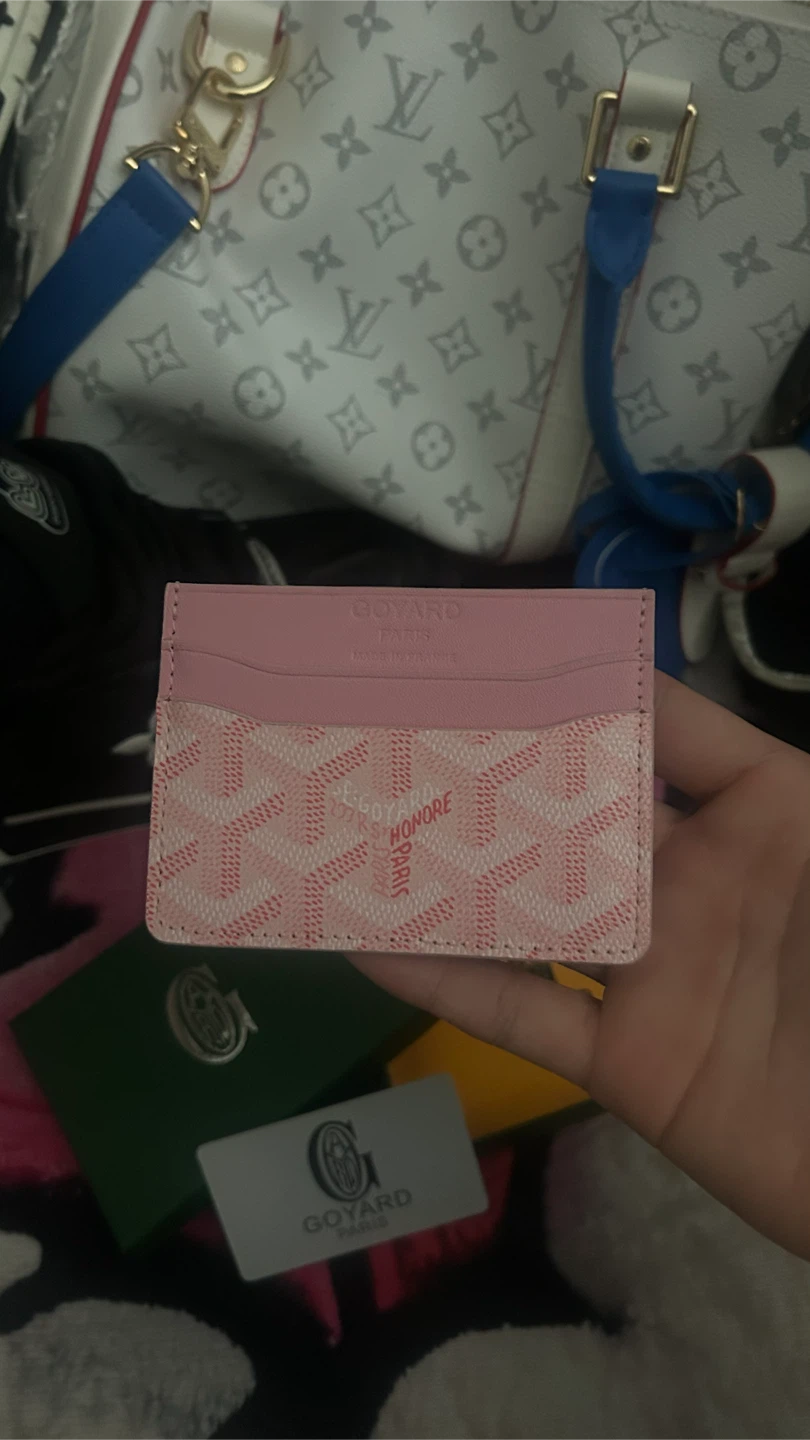 Pink Goyard card holder - photo 2