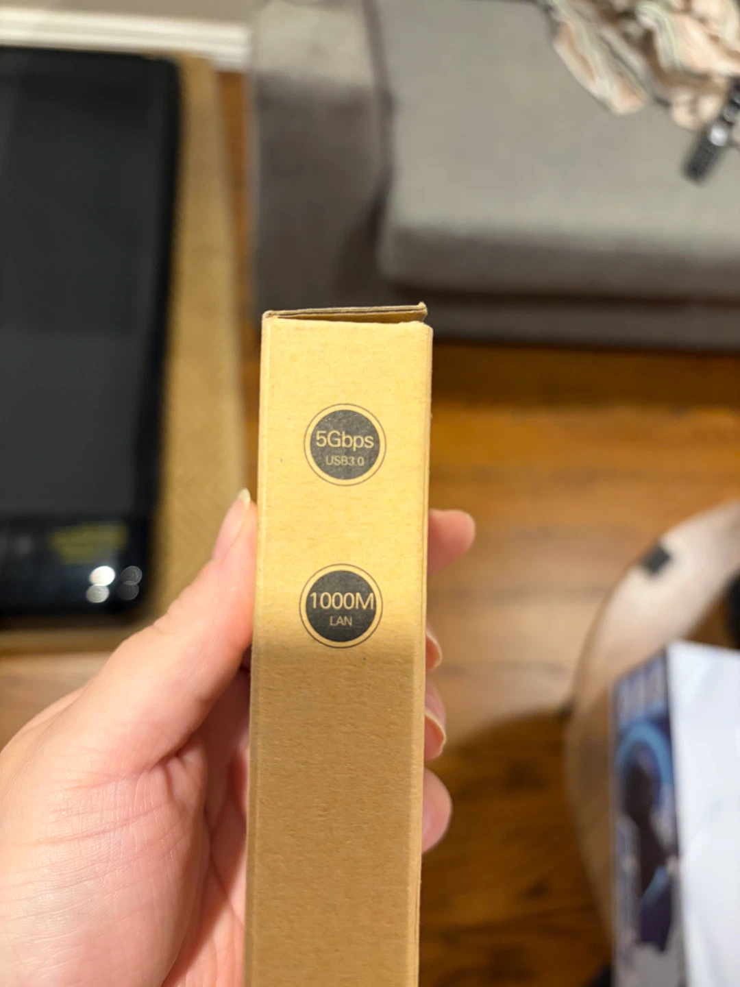 New! USB 3.0 Hub + Ethernet Port Adapter - photo 3