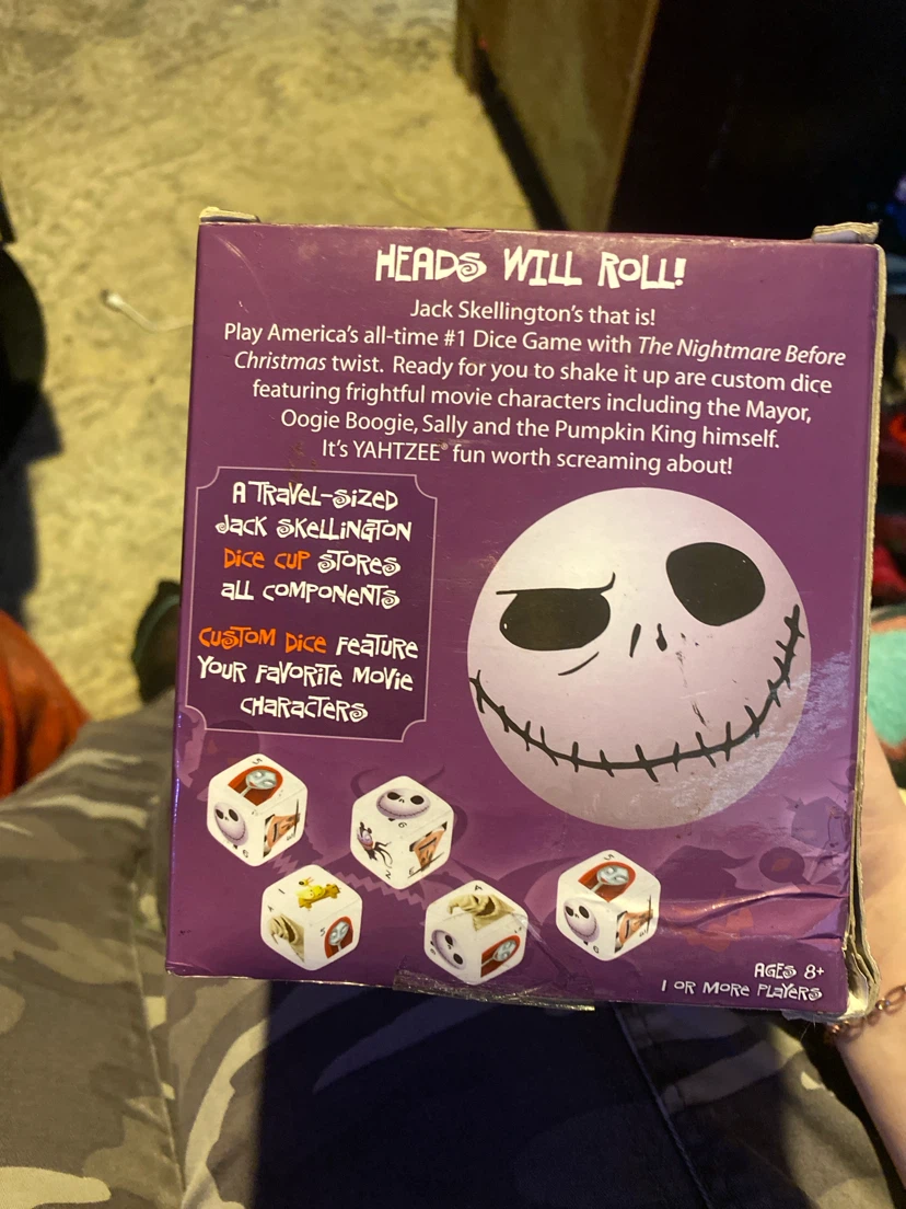 Yahtzee The Nightmare Before Christmas - photo 3