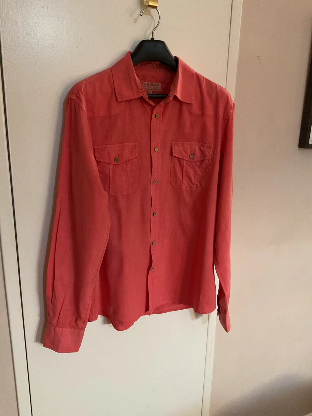 Fresh Brand Pink Button-Up Shirt