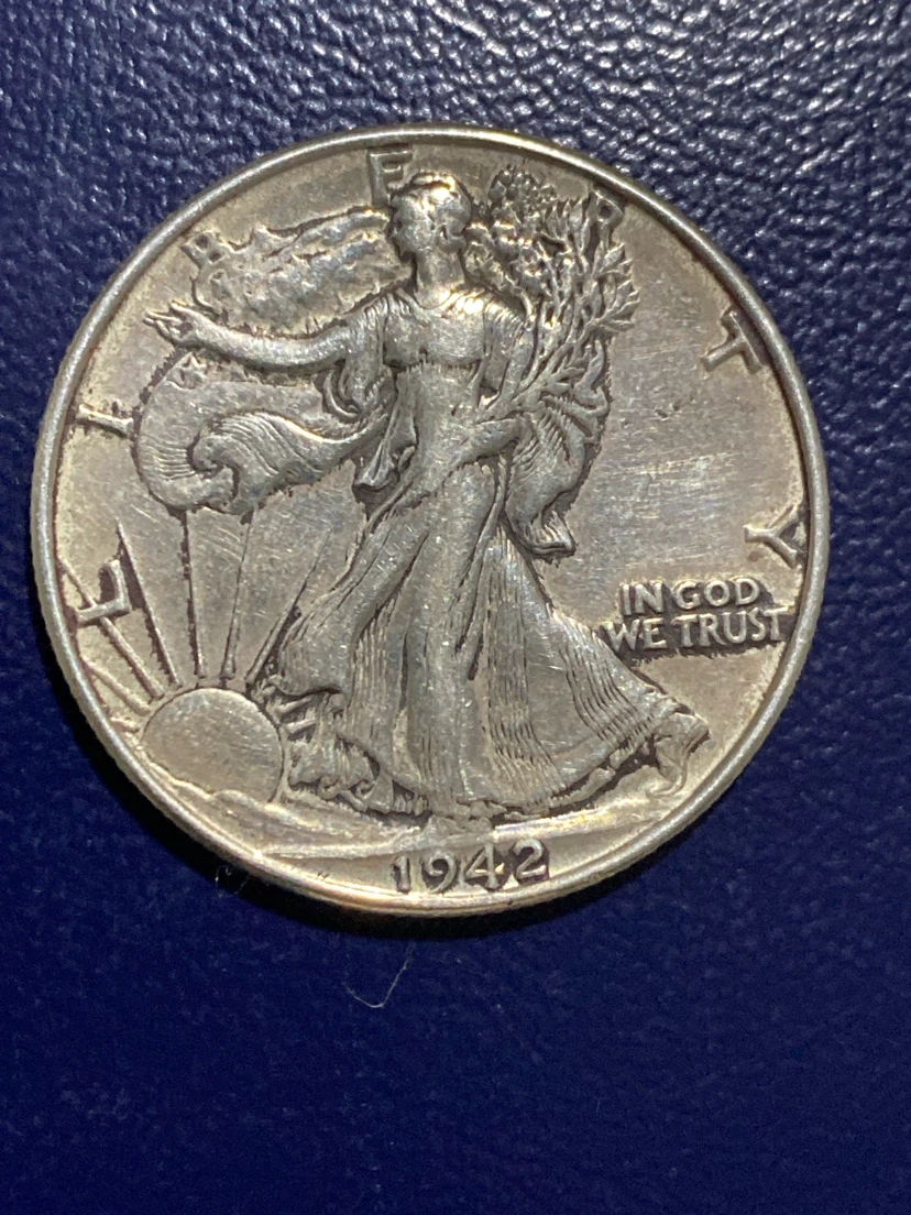 1942 Walking Liberty Half Dollar - photo 2
