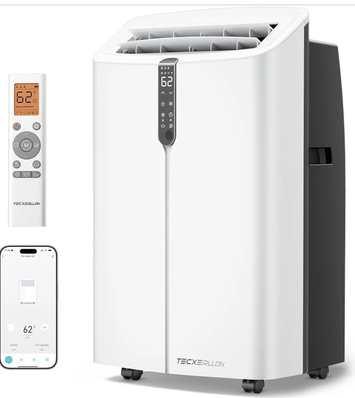 TECXYERLON Portable Air Conditioner - 16000 BTU