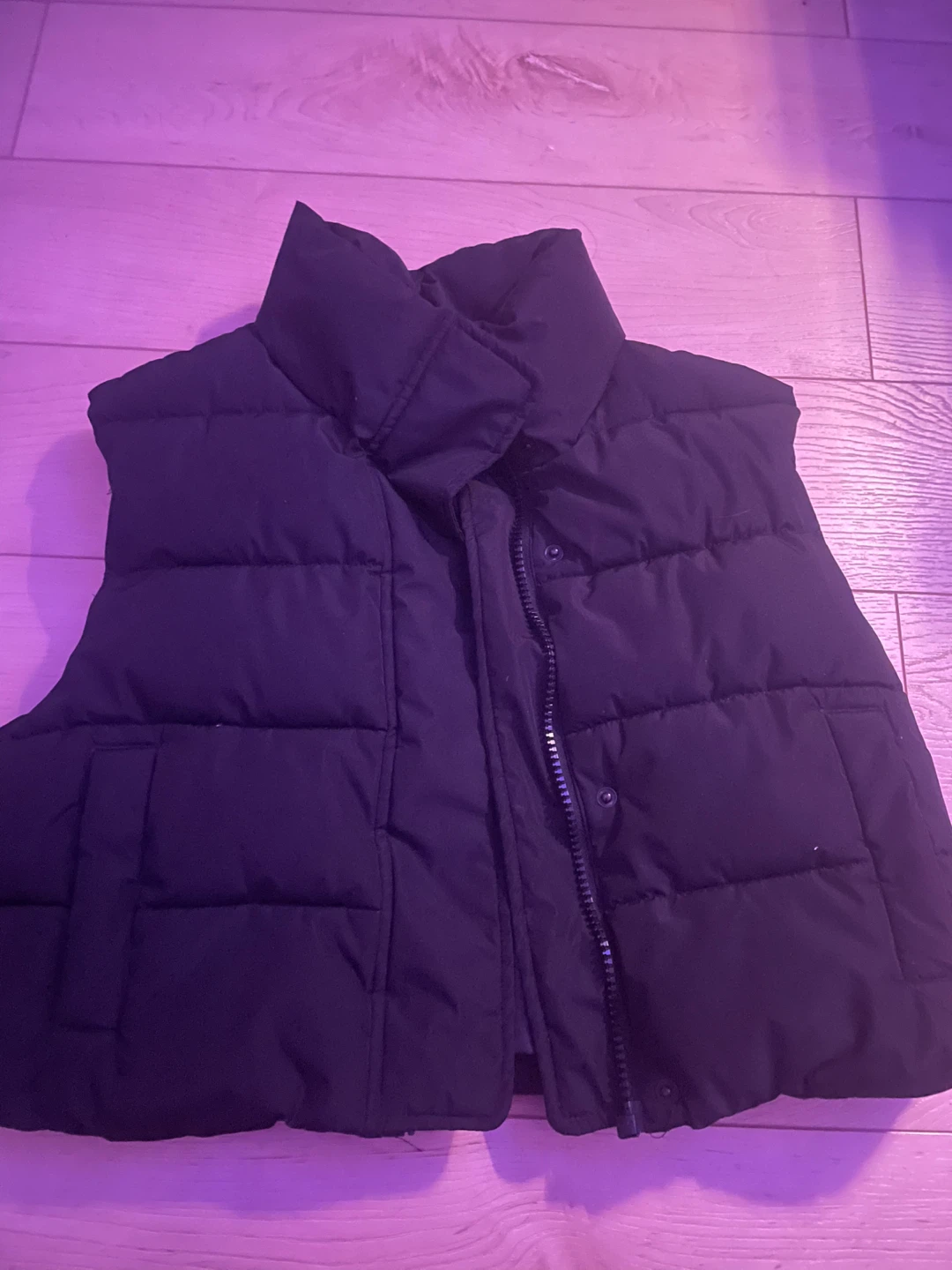 Garage Puffer Vest - Black