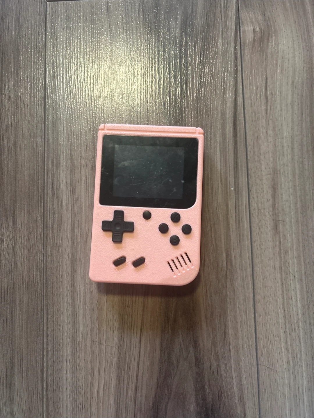 Pink Handheld Game Console