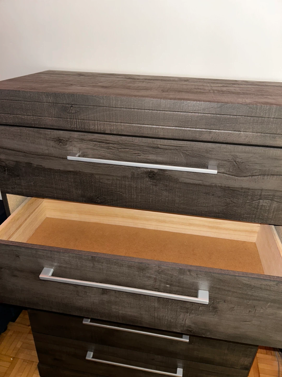 Dark Wood 5-Drawer Dresser - photo 2