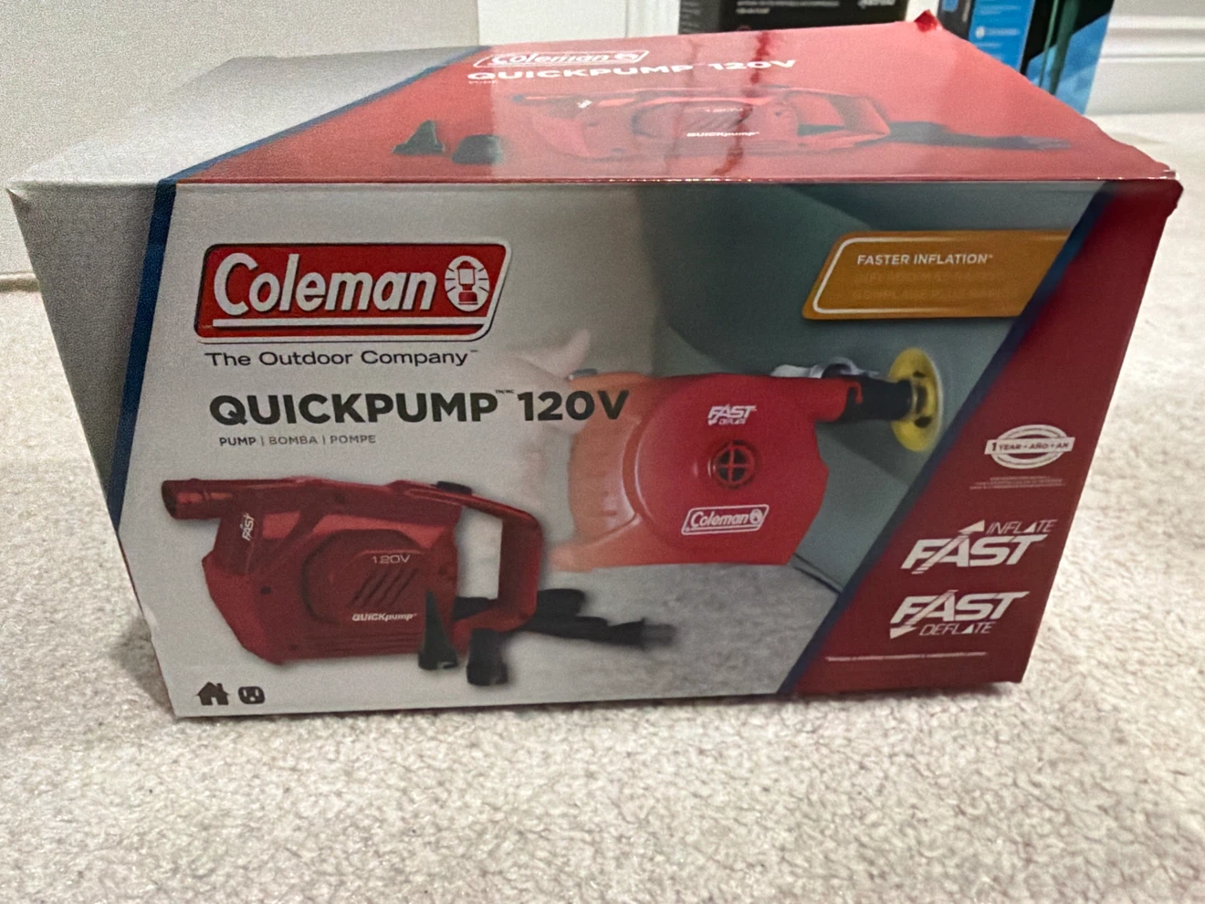 Coleman QuickPump 120V Electric Air Pump