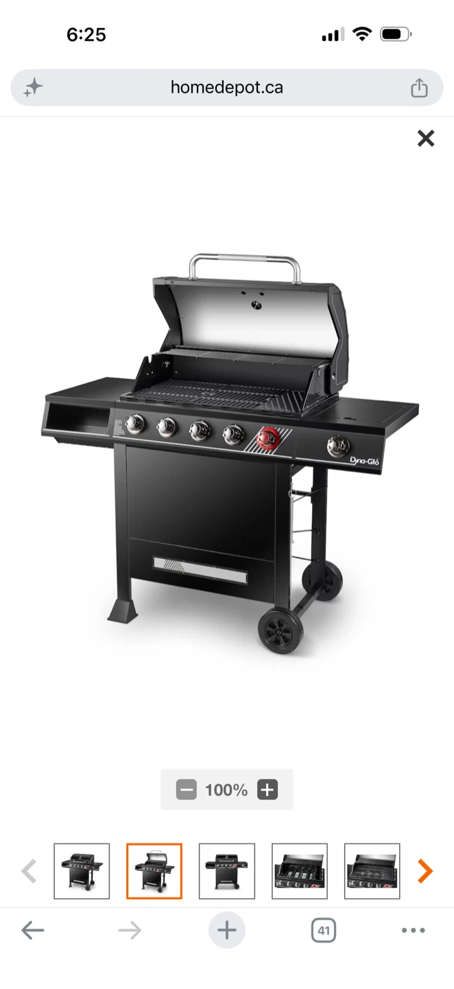 Dyna-Glo 5 Burner Natural Gas Grill