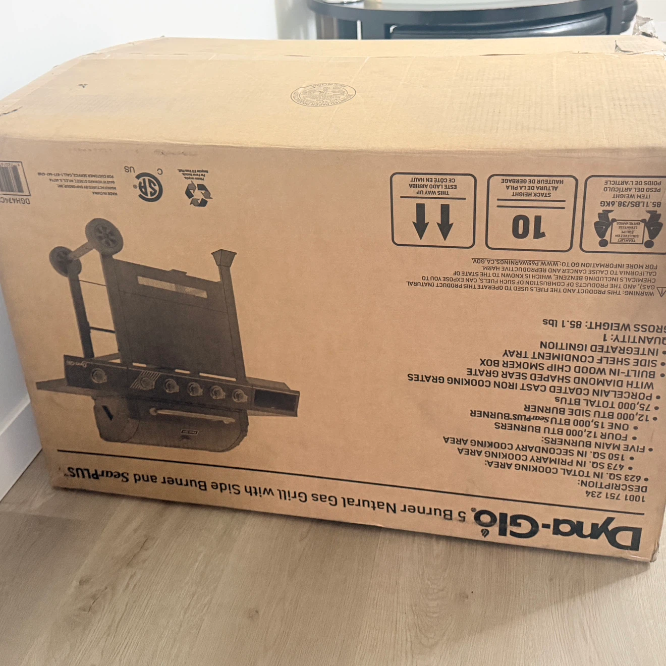 Dyna-Glo 5 Burner Natural Gas Grill - photo 2