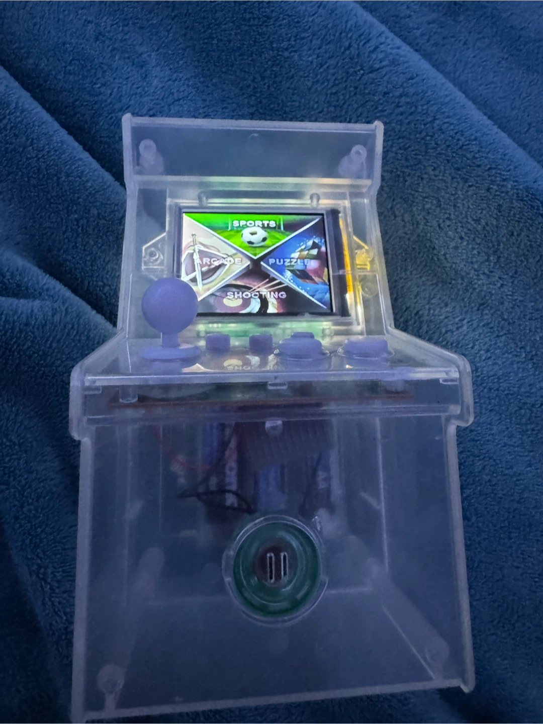 The Clear Mini Arcade Cabinet – 240 Retro Games