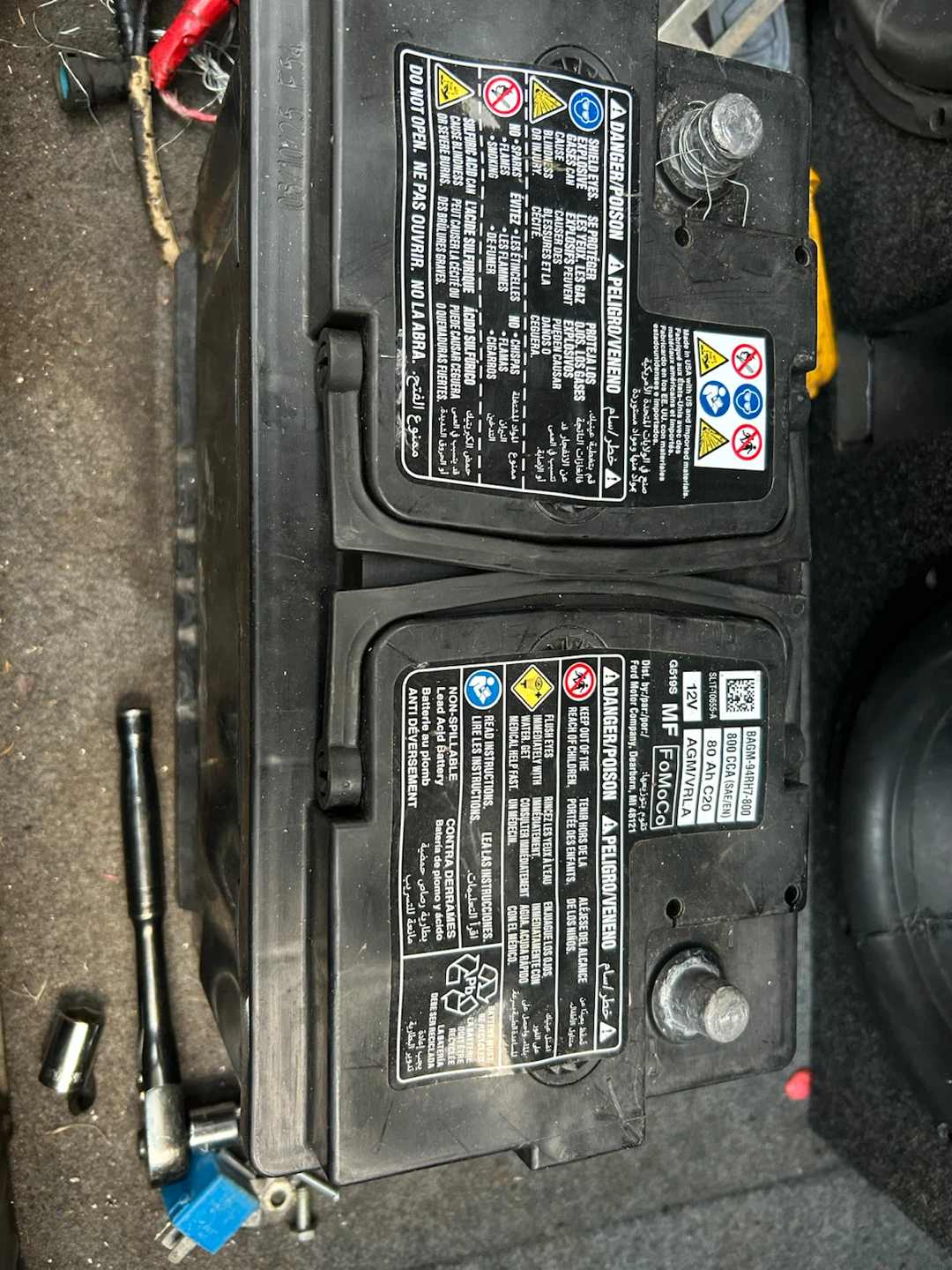 Ford MF FoMoCo Car Battery - photo 2