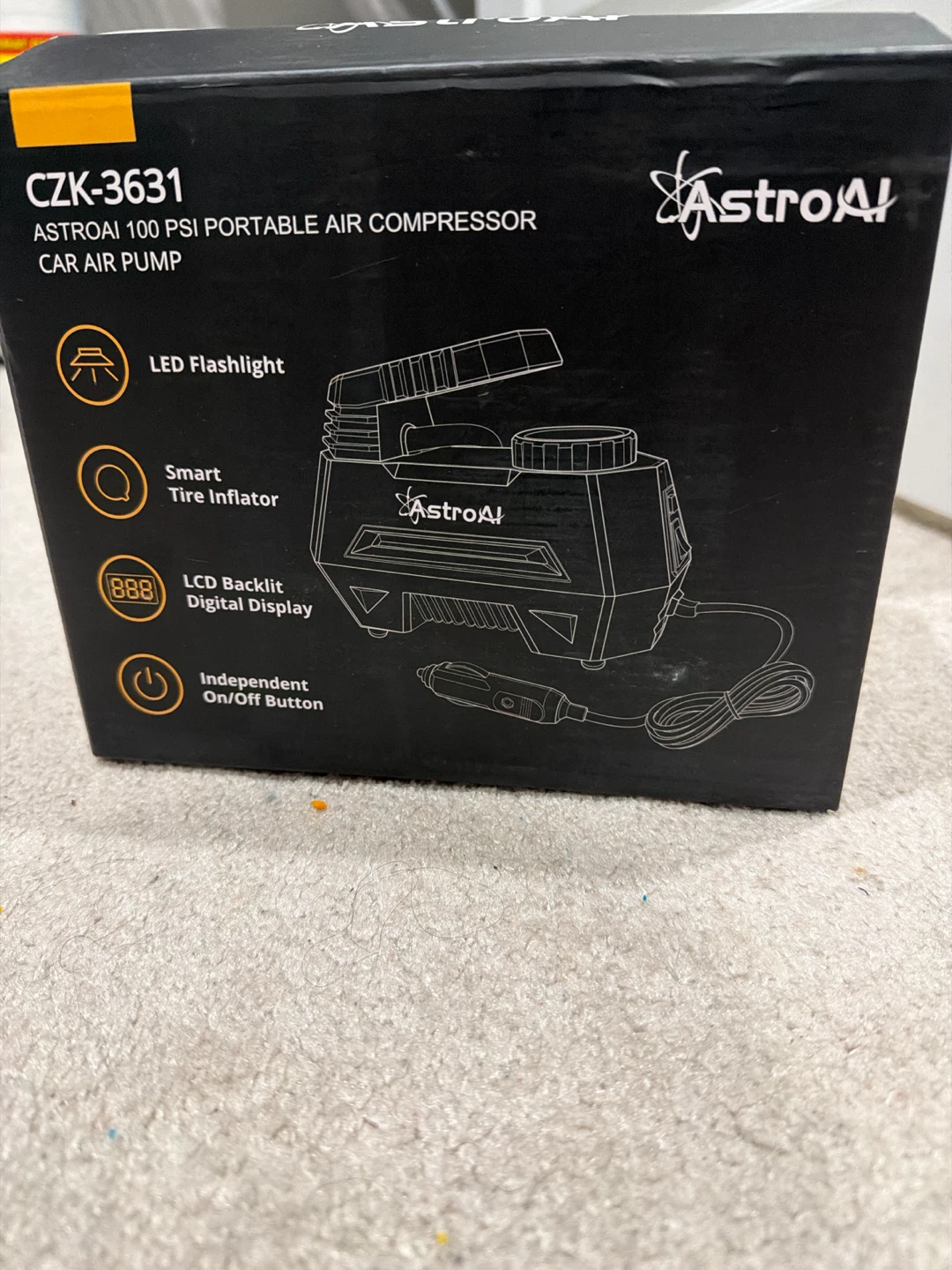 AstroAI 100 PSI Portable Air Compressor Car Air Pump