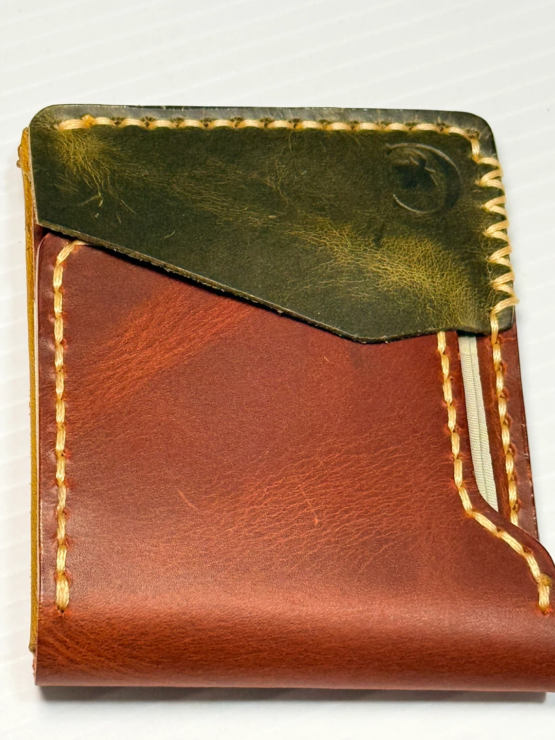 Handmade Leather Bifold Wallet