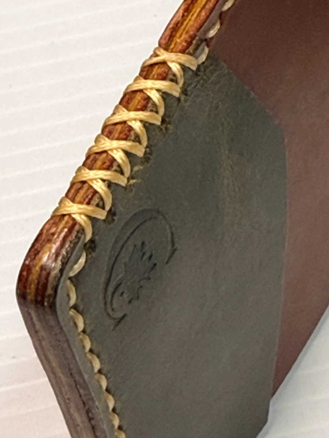 Handmade Leather Bifold Wallet - photo 2