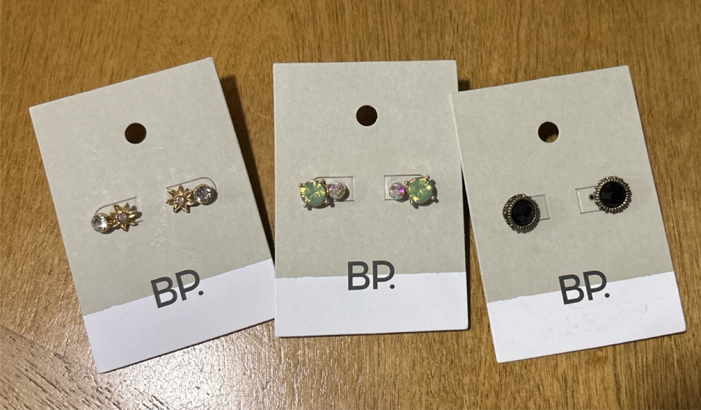 NEW-Nordstrom-BP. 3-Pack Stud Earrings