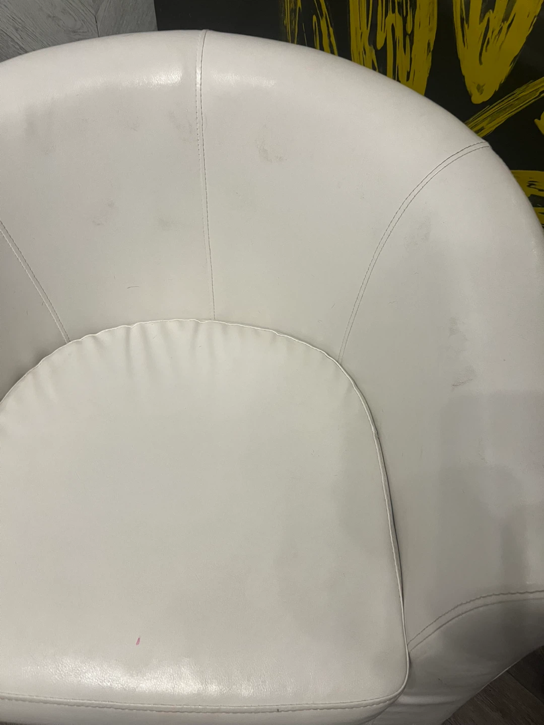 White Accent tub  Chair - photo 3
