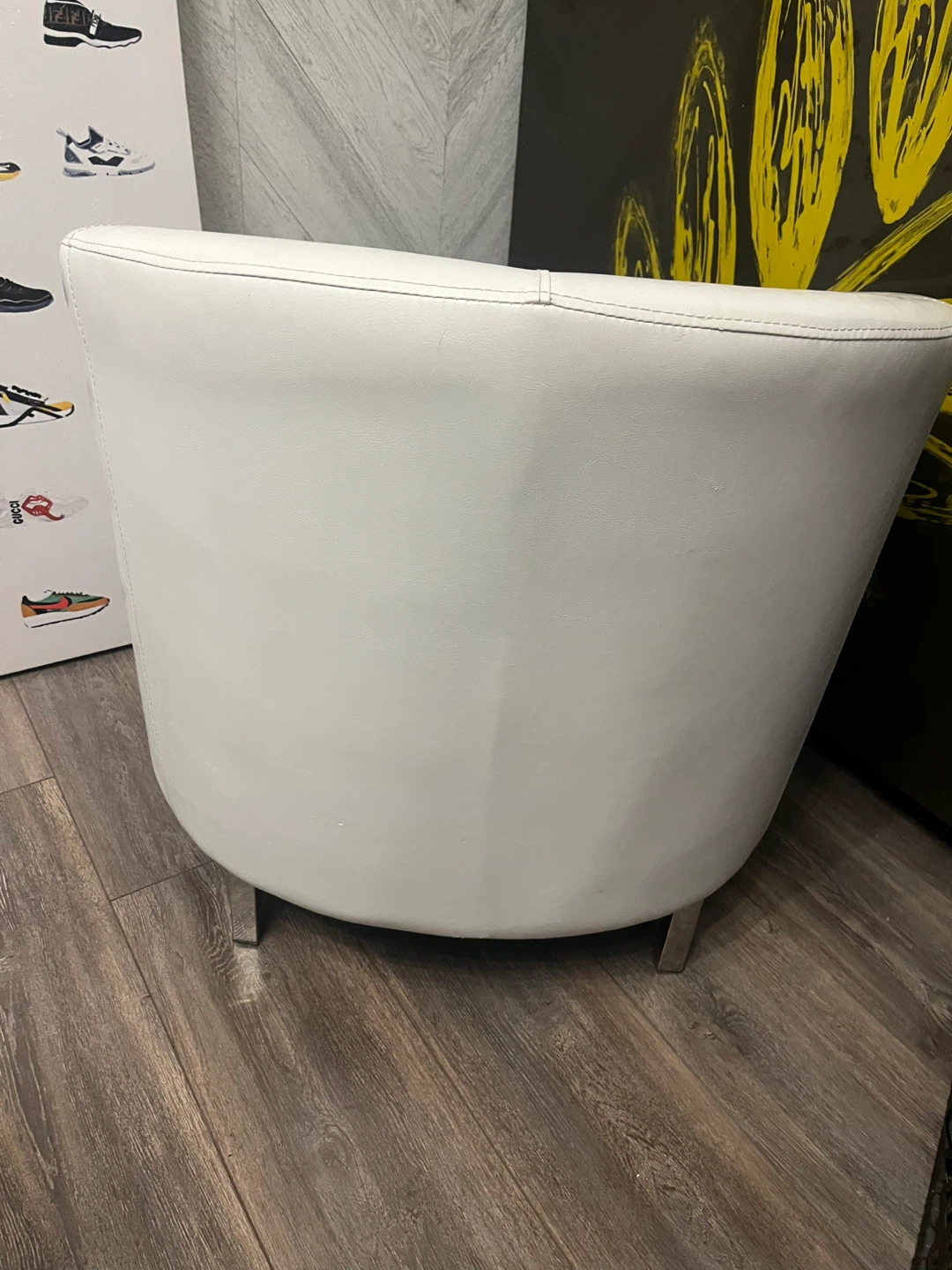 White Accent tub  Chair - photo 4