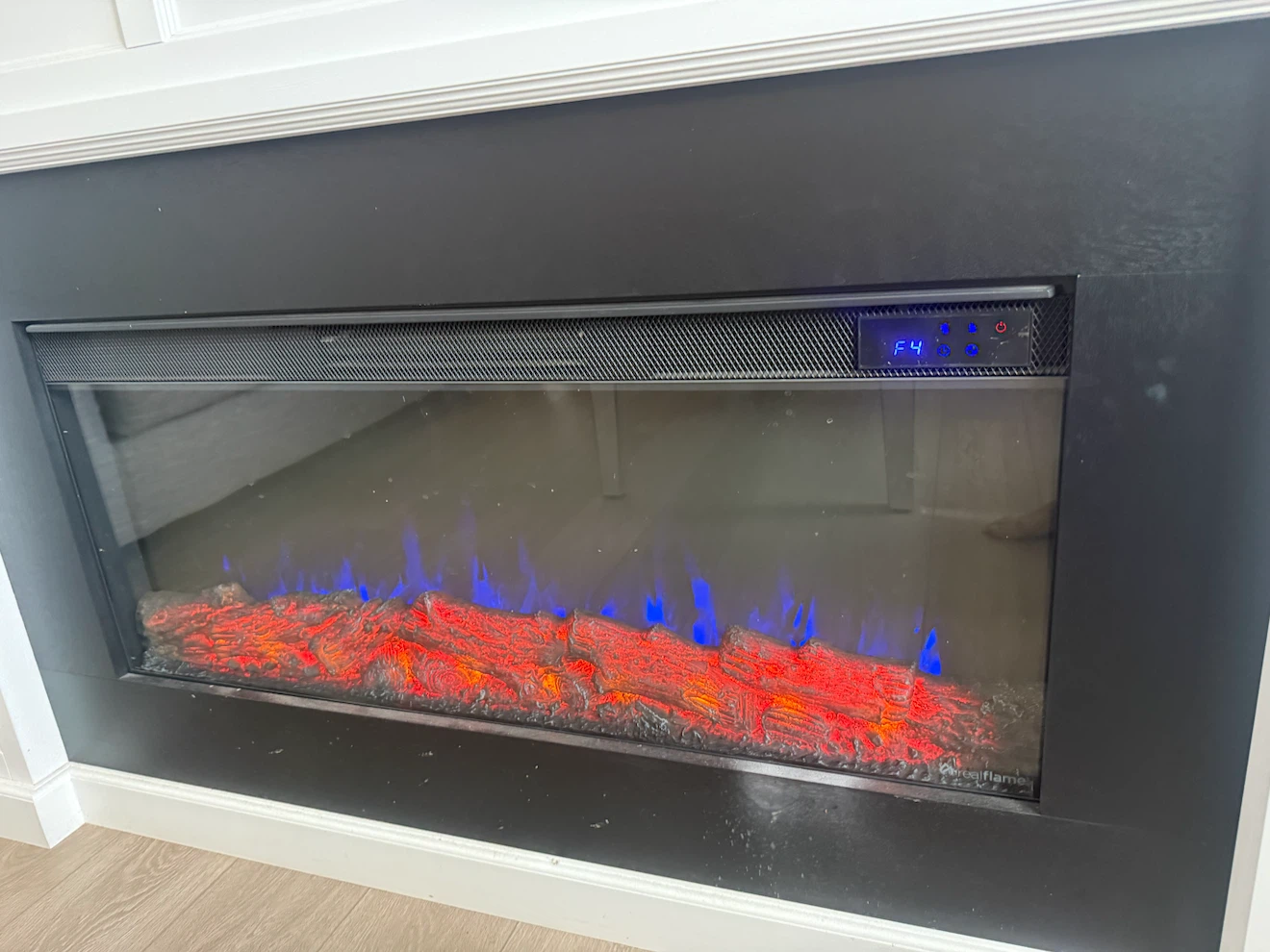 White Electric Fireplace Mantel - photo 5