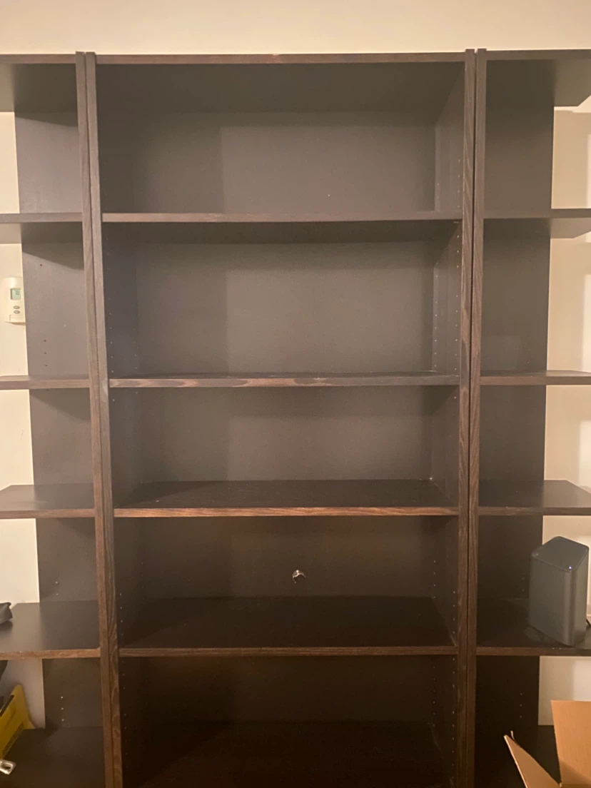 Dark Brown Bookshelf