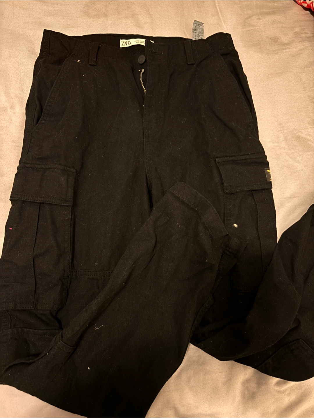ZARA Black Cargo Pants