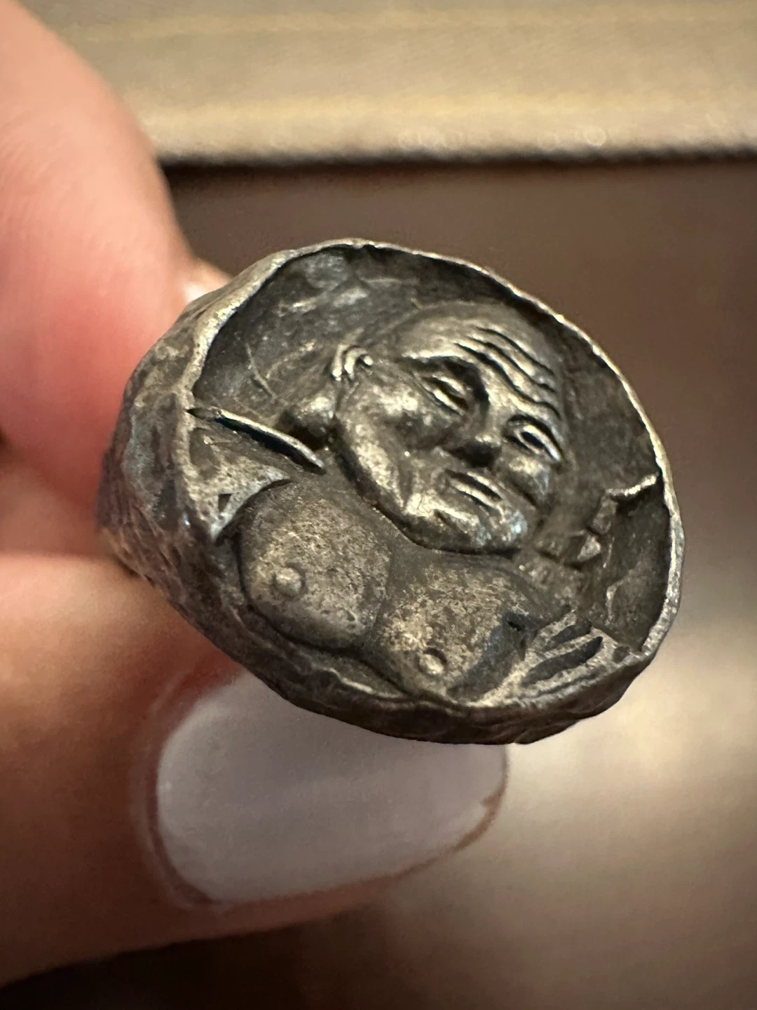 Vintage Buddha Ring