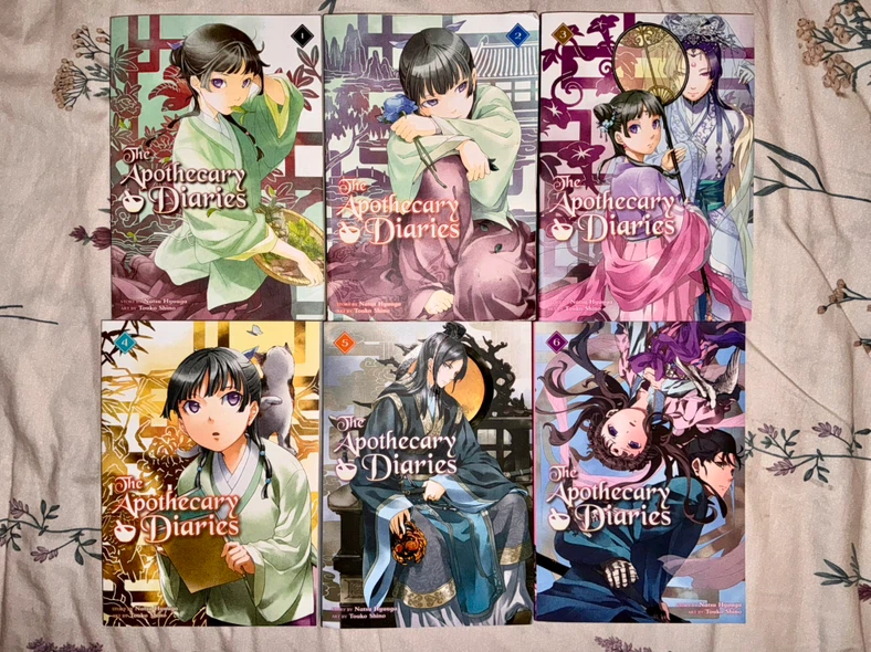 The Apothecary Diaries volumes 1-6
