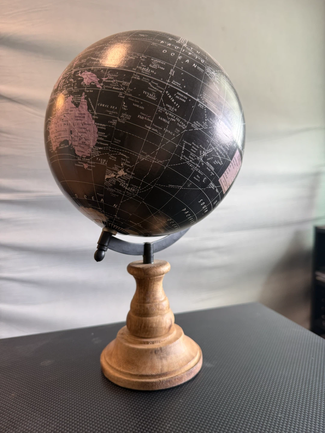 Decorative Globe with Wooden Base