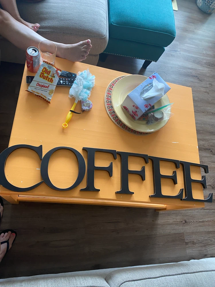 Decorative "COFFEE" Letters