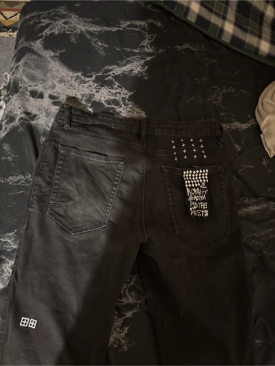 Ksubi Black Denim Jeans Size 33"