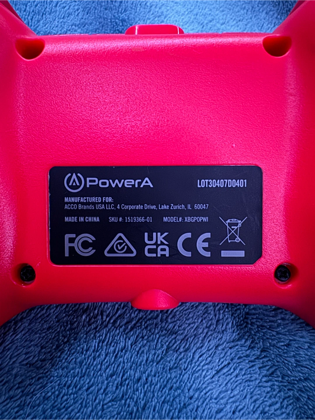 PowerA Wired Controller for Xbox Series X|S – Red - photo 3