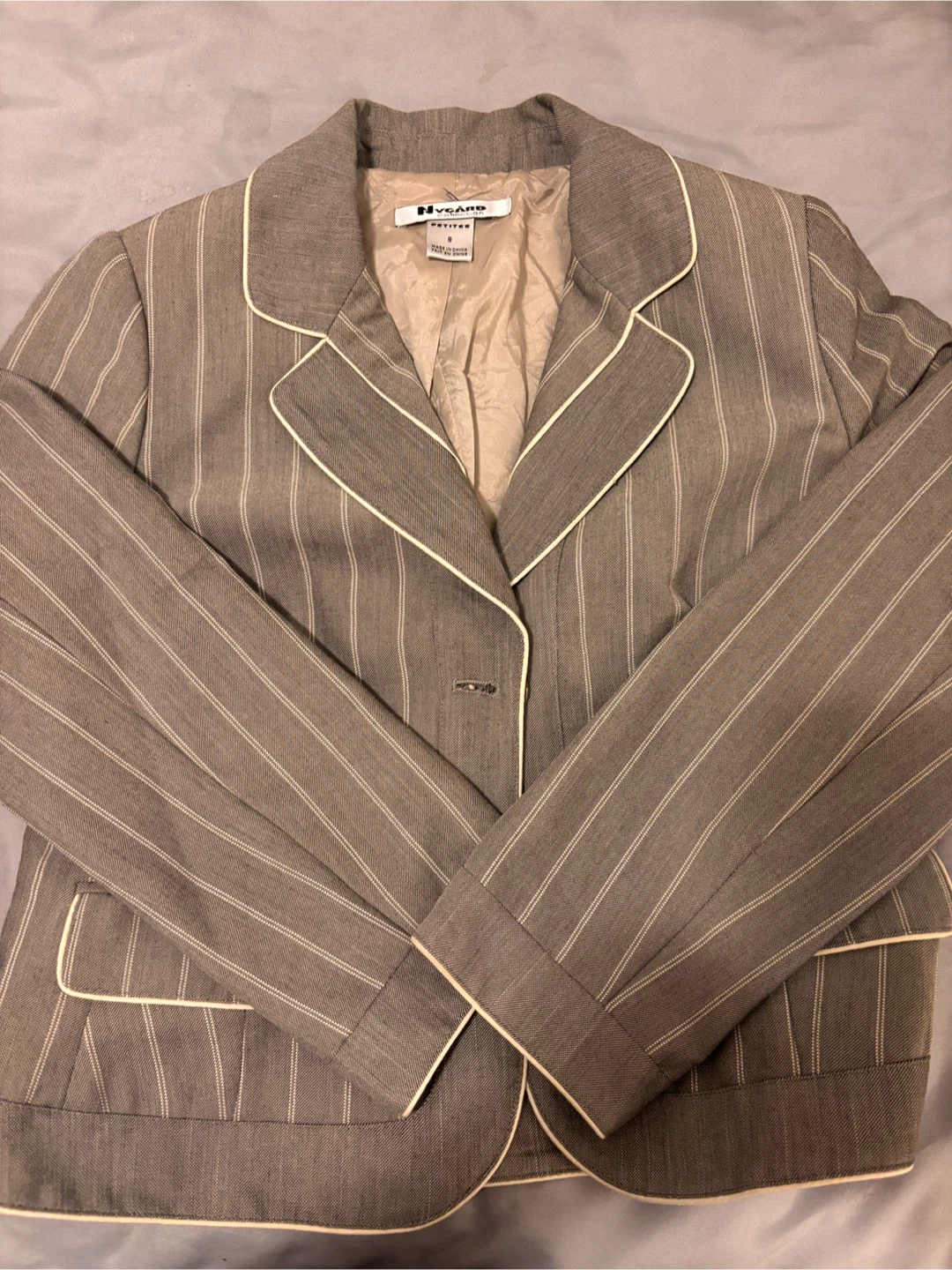 Nygard Petite Striped Blazer