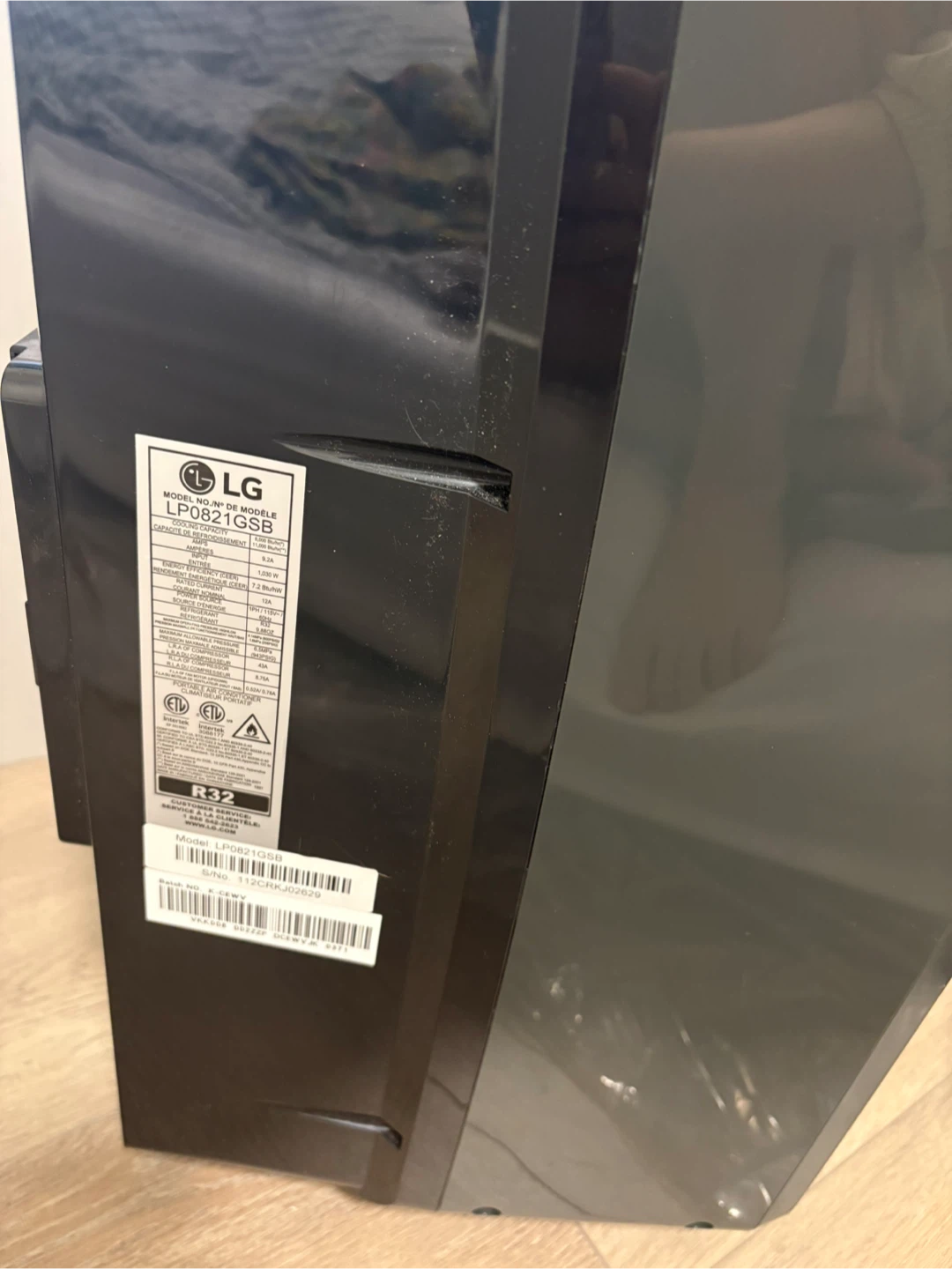 LG LP0821GSS Portable Air Conditioner - photo 4