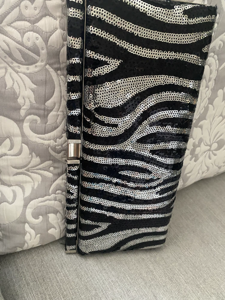 Costa Blanca Clutch with Sequins