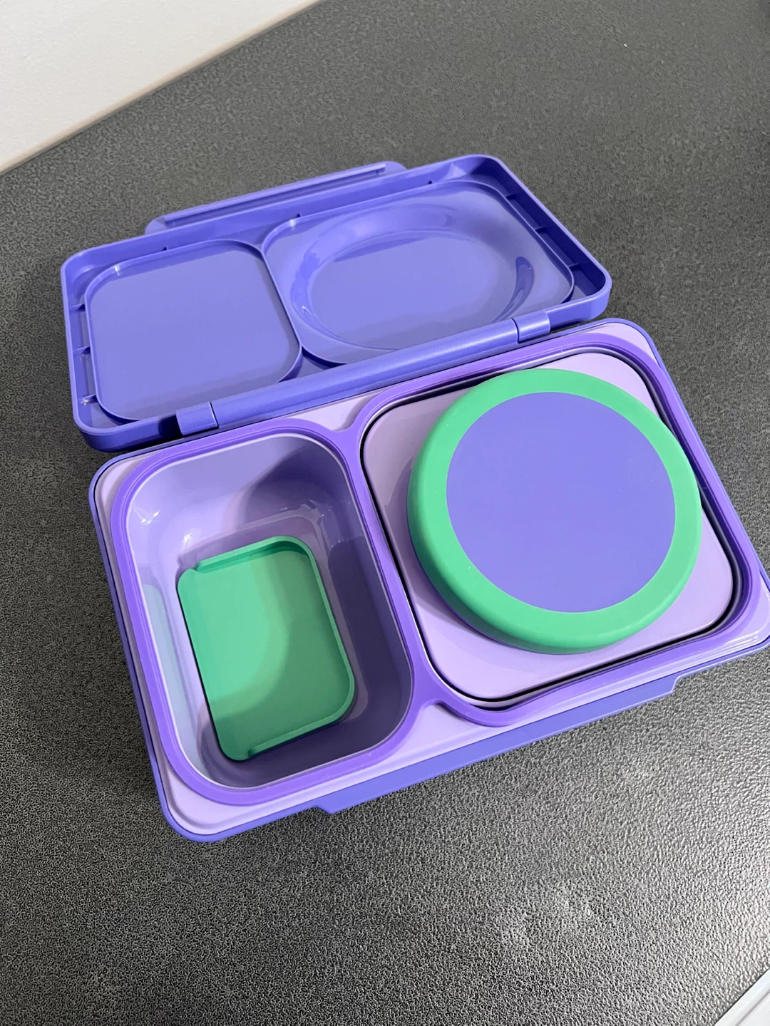 OmieBox UP Hot & Cold Bento Lunch Box – Purple – Brand New - photo 2