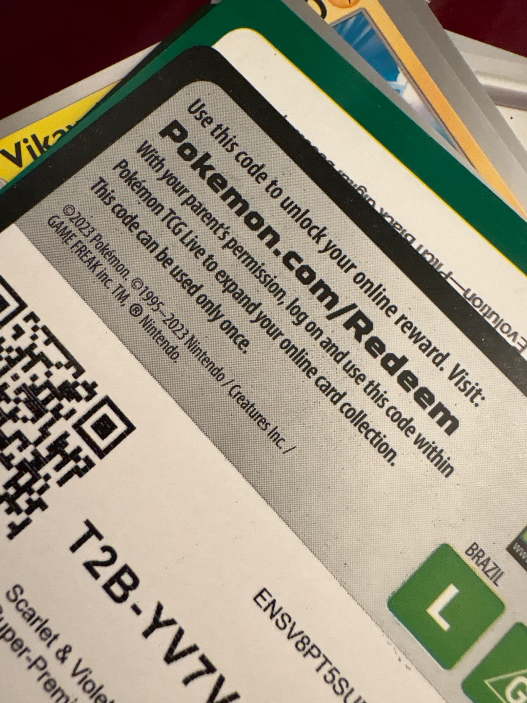 Pokemon TCG Online Code Card