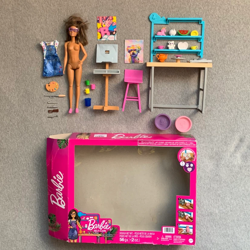 Barbie Relax & Create Art Studio Doll with Accessories