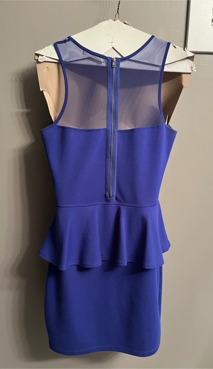 Garage Blue Mesh Top Dress - photo 2