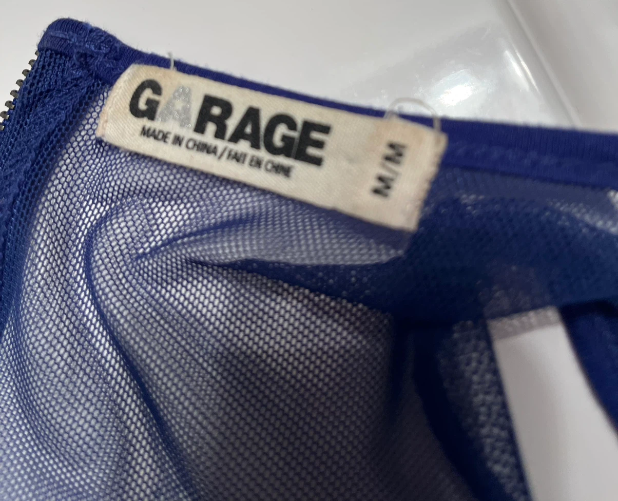 Garage Blue Mesh Top Dress - photo 3