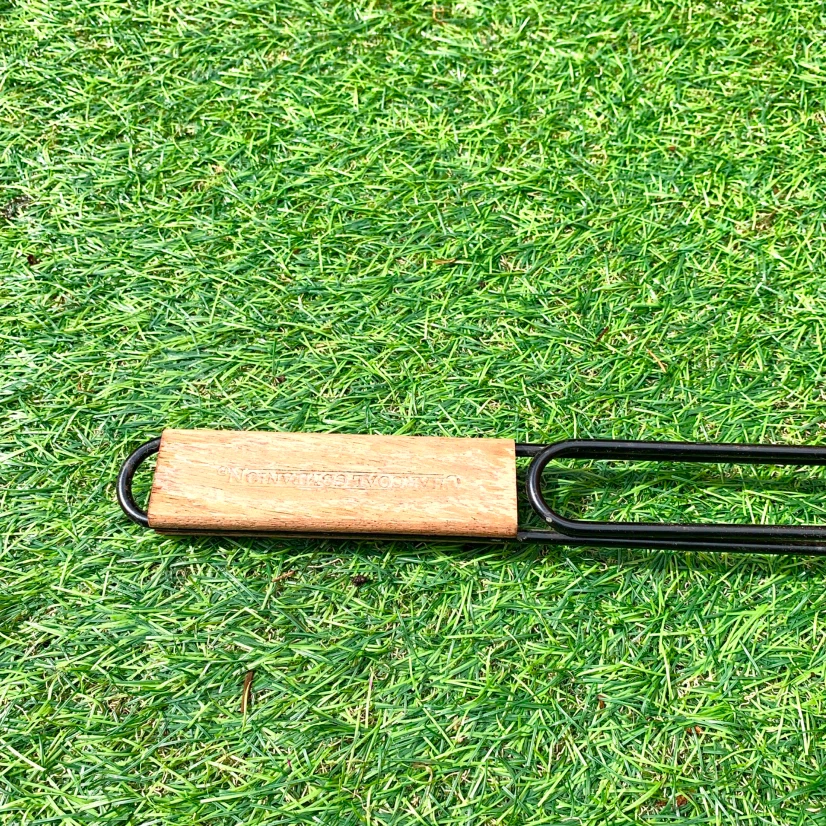 BBQ Grill Basket Kabob Skewer Grilling Tool Barbecue Camping - photo 2