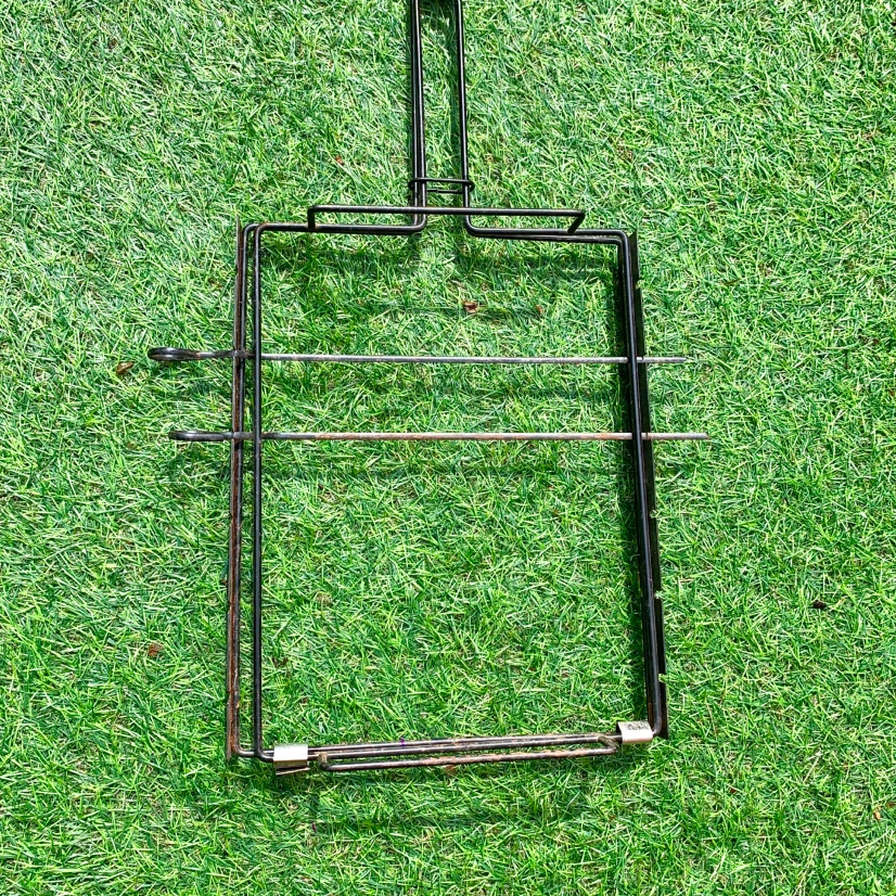 BBQ Grill Basket Kabob Skewer Grilling Tool Barbecue Camping - photo 3