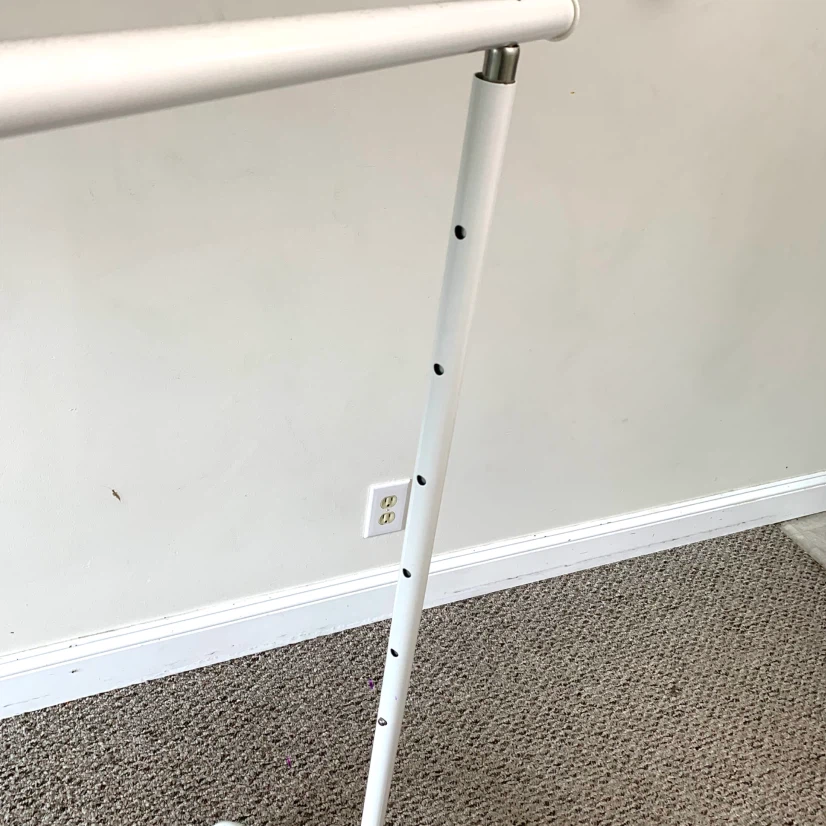 Adjustable Rolling Clothes Rack With Wheels Wheels Storage Shelf - photo 5