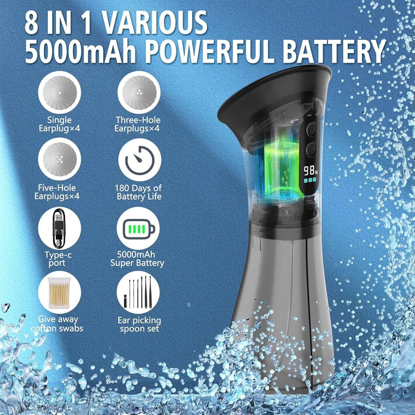 Powered Ear Wax Remover 5000mAh - photo 2